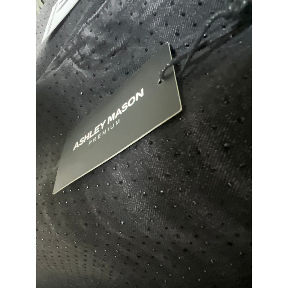 NWT Ashley Mason women Black high rise straight legs denim size 5. - Picture 7 of 9